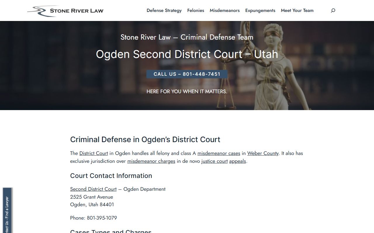 Morgan County Justice Court civil court records Second District Utah